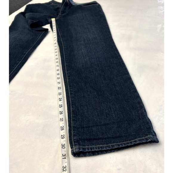 Talbots Boyfriend Jeans Women's 5 Pocket Size 6 Dark Wash - Picture 5 of 8